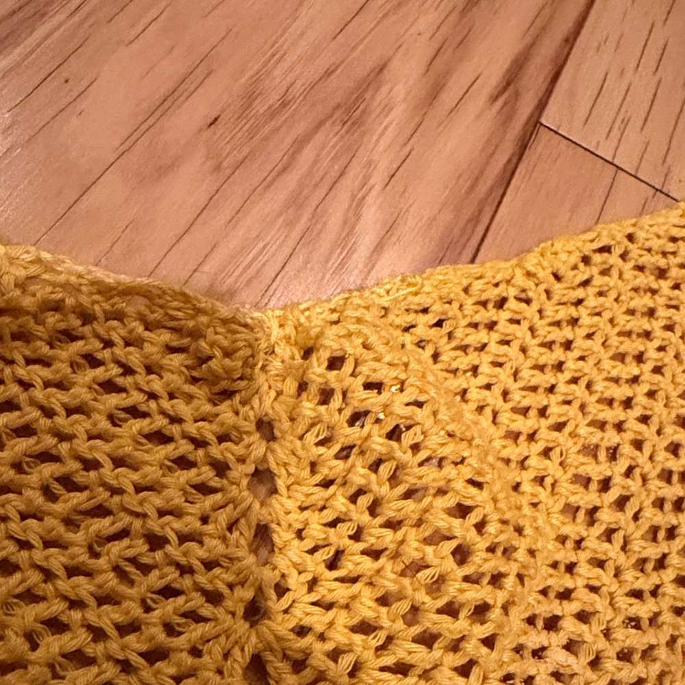 Handmade Crochet Lightweight Rainbow Summer Festival Wrap - Picture 4 of 8